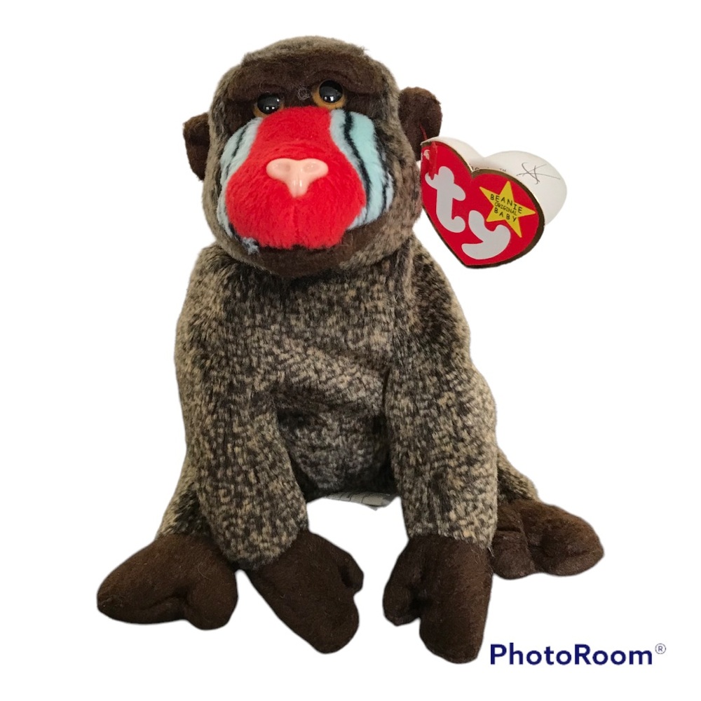 Cheeks The Mandrill | TY Beanie Baby Original 1999